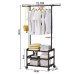 Стійка гардеробна для одягу, взуття та аксесуарів SINGLE-POLE SHOE and HAT RACK 107-2 Стійка гардеробна для одягу, взуття та аксесуарів SINGLE-POLE SHOE and HAT RACK 107-2
