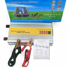 Перетворювач напруги Power Inverter 3000W (12V-220V) для акумулятора Перетворювач напруги Power Inverter 3000W (12V-220V) для акумулятора
