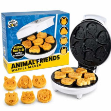 Дитяча електровафельниця RIAS Waffle Wow «Animals» - 7 веселих панкейків-звіряток за хвилини Дитяча електровафельниця RIAS Waffle Wow «Animals» - 7 веселих панкейків-звіряток за хвилини