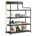 Полиця для взуття 6-ярусна металева етажерка 95×60×22 см Полиця для взуття 6-ярусна металева етажерка 95×60×22 см