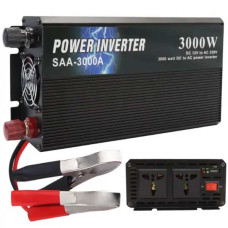 Перетворювач напруги SSK 3000W (12V в 220V) з алюмінієвим корпусом Перетворювач напруги SSK 3000W (12V в 220V) з алюмінієвим корпусом