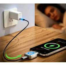 Безпечний адаптер USB-C для швидкого заряджання із системою автовідключення живлення Безпечний адаптер USB-C для швидкого заряджання із системою автовідключення живлення