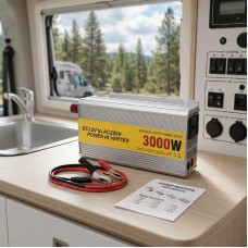 Автомобільний інвертор Power Inverter 3000Вт 12-220В - Автономне живлення