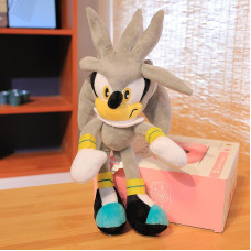 Плюшевий сірий їжачок Sonic Сільвер — легендарний герой у максимальній деталізації!
