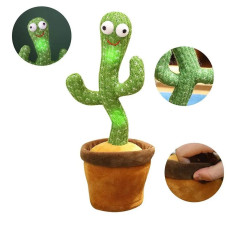 Інтерактивний кактус, що танцює, Dancing Cactus — море сміху та радості для малюків Інтерактивний кактус, що танцює, Dancing Cactus — море сміху та радості для малюків