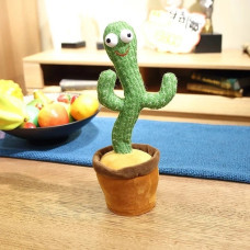 Акумуляторна іграшка-кактус Dancing Cactus із USB-зарядкою Акумуляторна іграшка-кактус Dancing Cactus із USB-зарядкою