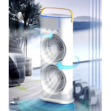 Дворівневий аква-вентилятор Double-Ended Spray 10W — надійний захист від літньої сухості Дворівневий аква-вентилятор Double-Ended Spray 10W — надійний захист від літньої сухості