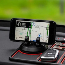 Автомобільний килимок-органайзер 4в1 (Силікон, 19х25 см, Чорний) Автомобільний килимок-органайзер 4в1 (Силікон, 19х25 см, Чорний)