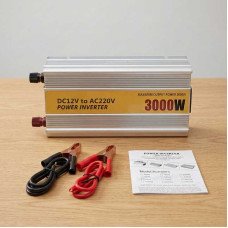 Автомобільний інвертор 12-220В 3000W Power Inverter — Автономне живлення для дому та техніки при блекауті