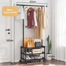 Стійка гардеробна для одягу, взуття та аксесуарів SINGLE-POLE SHOE and HAT RACK 107-2 Стійка гардеробна для одягу, взуття та аксесуарів SINGLE-POLE SHOE and HAT RACK 107-2