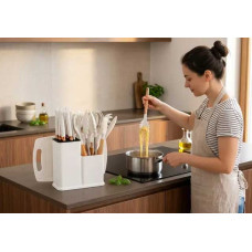 Набір кухонного приладдя Kitchen Set (19 предметів, білий) — Повний комплект приладів Набір кухонного приладдя Kitchen Set (19 предметів, білий) — Повний комплект приладів