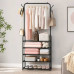 Вішалка для одягу Clothes Rack Up з полицями під взуття 170×60×26 см Вішалка для одягу Clothes Rack Up з полицями під взуття 170×60×26 см