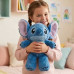 Подарункова м'яка іграшка «Стіч, що бігає» 35 см — Плюшевий Stitch, який рухається при трясці Подарункова м'яка іграшка «Стіч, що бігає» 35 см — Плюшевий Stitch, який рухається при трясці