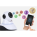 Камера відеоспостереження для дому та офісу, Wi-Fi камера з поворотним механізмом, IP-камера арт. 714932