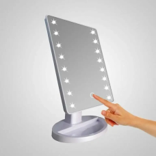 Дзеркало косметичне для макіяжу, Настільне дзеркало з LED підсвічуванням, Гримерне дзеркало арт. 931047