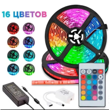 Світлодіодна стрічка, ЛЕД стрічка з RGB, Діодна підсвітка для декоративного освітлення арт. 715392 Світлодіодна стрічка, ЛЕД стрічка з RGB, Діодна підсвітка для декоративного освітлення арт. 715392