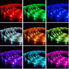 LED стрічка для декору кімнати, самоклеюча стрічка з RGB-контролером, діодне освітлення арт. 581029 LED стрічка для декору кімнати, самоклеюча стрічка з RGB-контролером, діодне освітлення арт. 581029