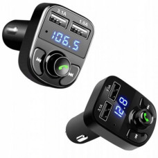 FM-трансмітер, автомобільний модулятор з Bluetooth та USB-зарядкою, MP3-програвач в машину арт. 719438 FM-трансмітер, автомобільний модулятор з Bluetooth та USB-зарядкою, MP3-програвач в машину арт. 719438