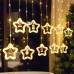 Гірлянда-штора для декору вікна та стіни, світлова завіса з теплим світлом, різдвяний декор арт. 829104 Гірлянда-штора для декору вікна та стіни, світлова завіса з теплим світлом, різдвяний декор арт. 829104