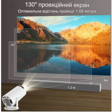 Проектор з Android 11 та Wi-Fi, мультимедійний проектор для домашнього кінотеатру, відеопроектор арт. 841025 Проектор з Android 11 та Wi-Fi, мультимедійний проектор для домашнього кінотеатру, відеопроектор арт. 841025