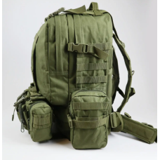 Рюкзак тактичний з системою MOLLE, штурмовий наплічник для походів та військових, армійська сумка арт. 519374 Рюкзак тактичний з системою MOLLE, штурмовий наплічник для походів та військових, армійська сумка арт. 519374