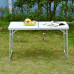 Комплект меблів для пікніка та туризму, розкладний стіл з 4 стільцями, алюмінієвий набір-валіза арт. 581934 Комплект меблів для пікніка та туризму, розкладний стіл з 4 стільцями, алюмінієвий набір-валіза арт. 581934