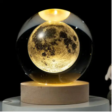 Світлодіодний нічник, декоративна 3D лампа з кришталевою кулею, настільний світильник для дитячої кімнати арт. 581023 Світлодіодний нічник, декоративна 3D лампа з кришталевою кулею, настільний світильник для дитячої кімнати арт. 581023